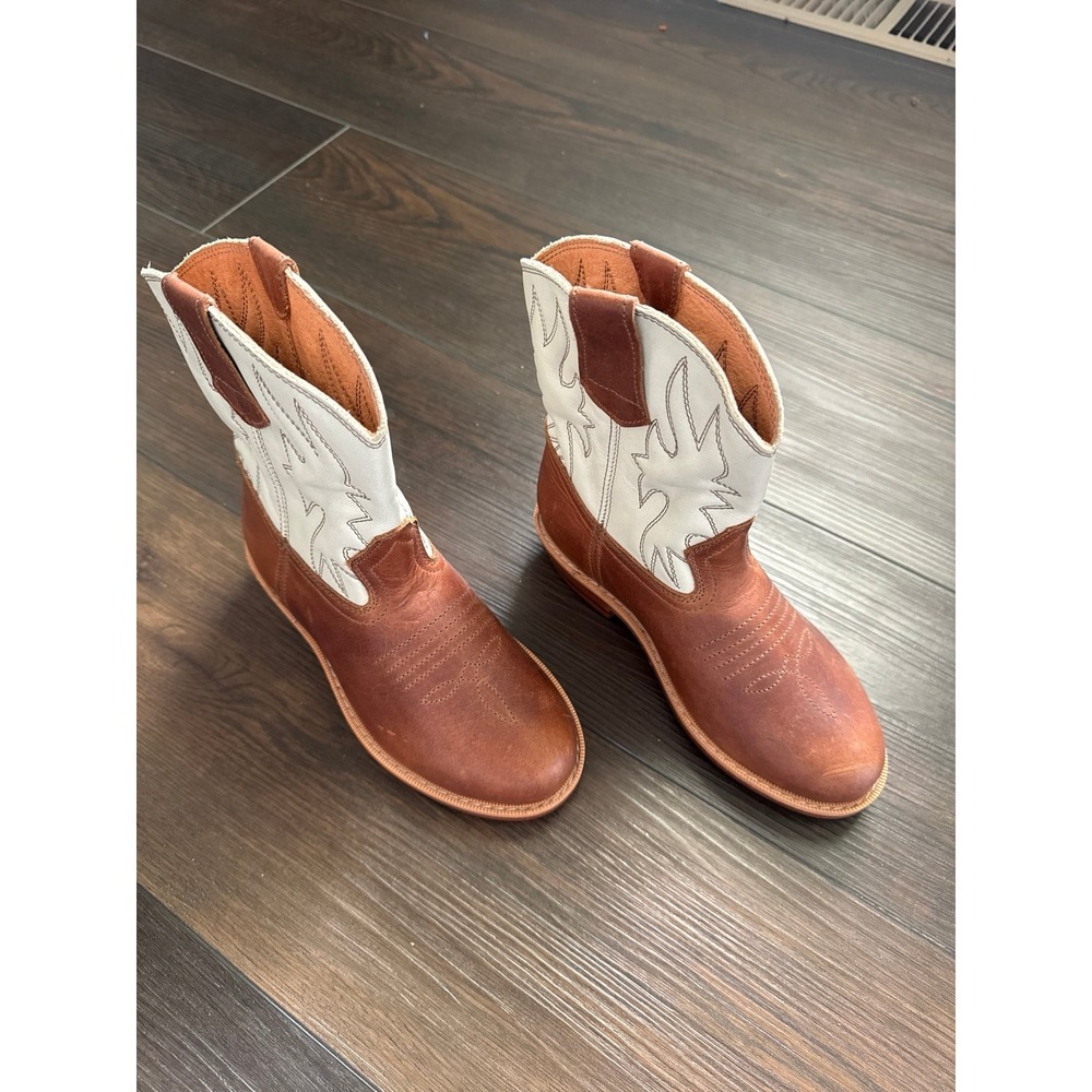 RARE Mikoleon Dirt Kickers Size 1 Youth Handmade Grain Leather Cowboy Boots